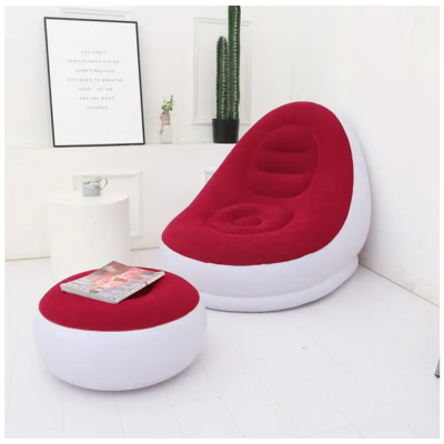 Butt support living room BBL inflatable sofa lounge inflatable lounge chair sofa with armrest pull out chair bed dorm sofa